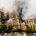 Notre-Dame de Paris Watercolor 02