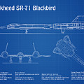 SR-71 Blackbird - Airplane Blueprint Drawing Plans Schematics ad